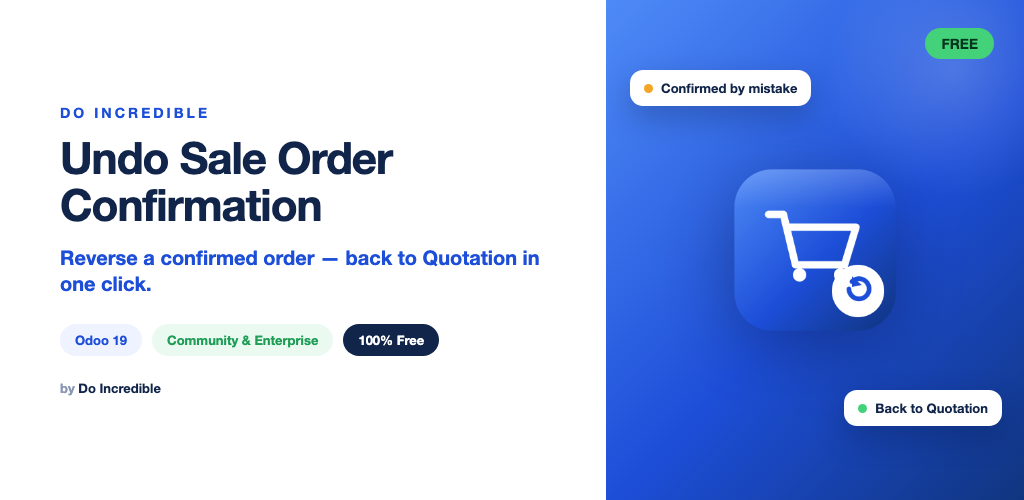 Undo Sale Order Confirmation