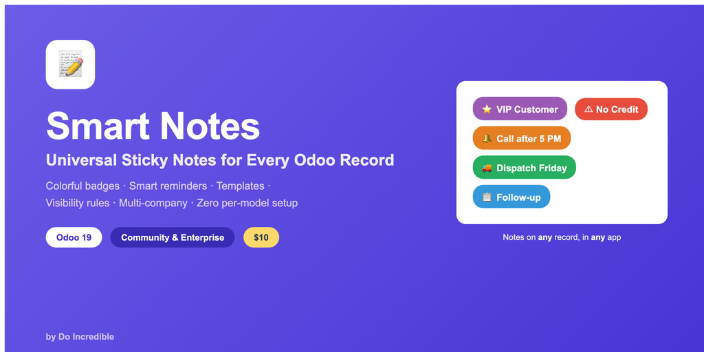 [do_quick_notes-19.0] Smart Notes
