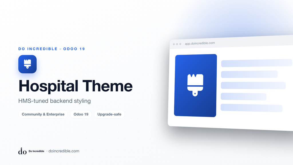 [do_hospital_theme-19.0] Hospital Management - Theme