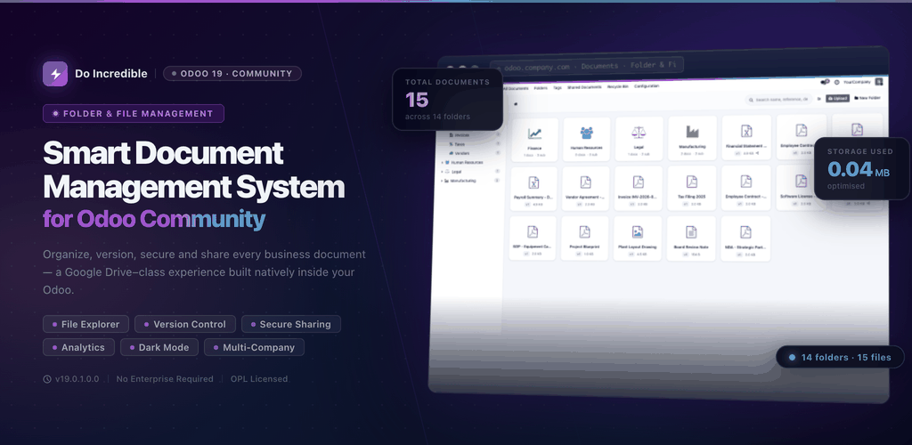 [do_dms_management-19.0] Smart Document Management Suite