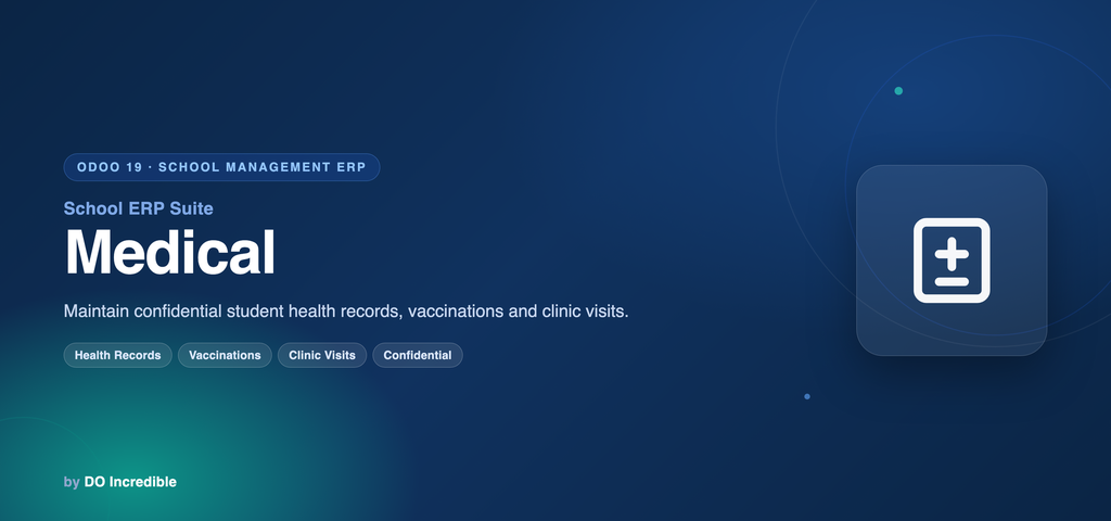 [do_school_medical-19.0] School ERP — Medical