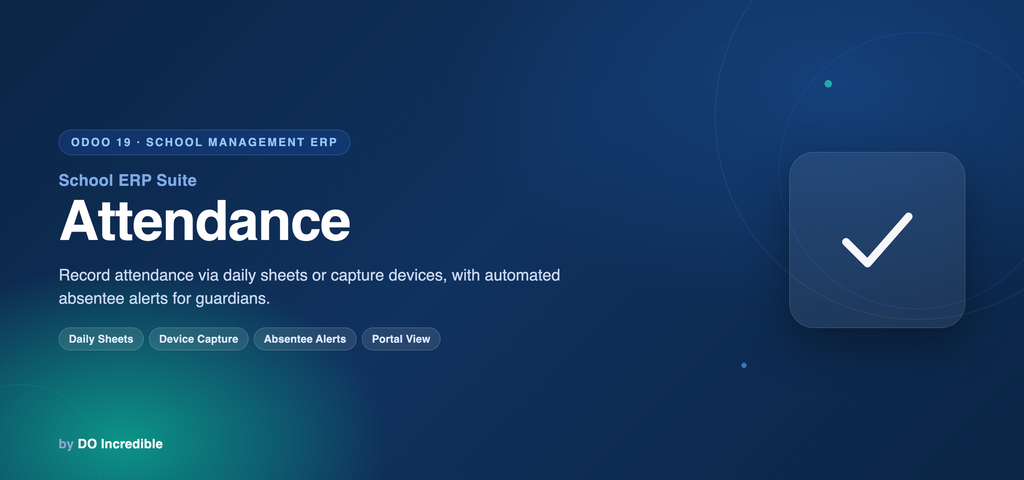 [do_school_attendance-19.0] School ERP — Attendance