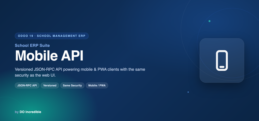 School ERP — Mobile API