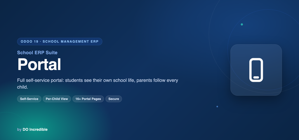 [do_school_portal-19.0] School ERP — Portal