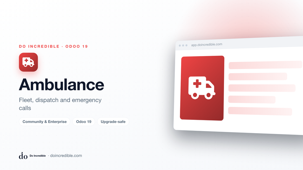 [do_hospital_ambulance-19.0] Hospital Management - Ambulance