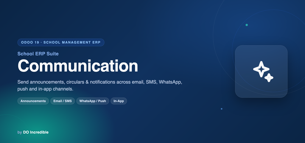 [do_school_communication-19.0] School ERP — Communication