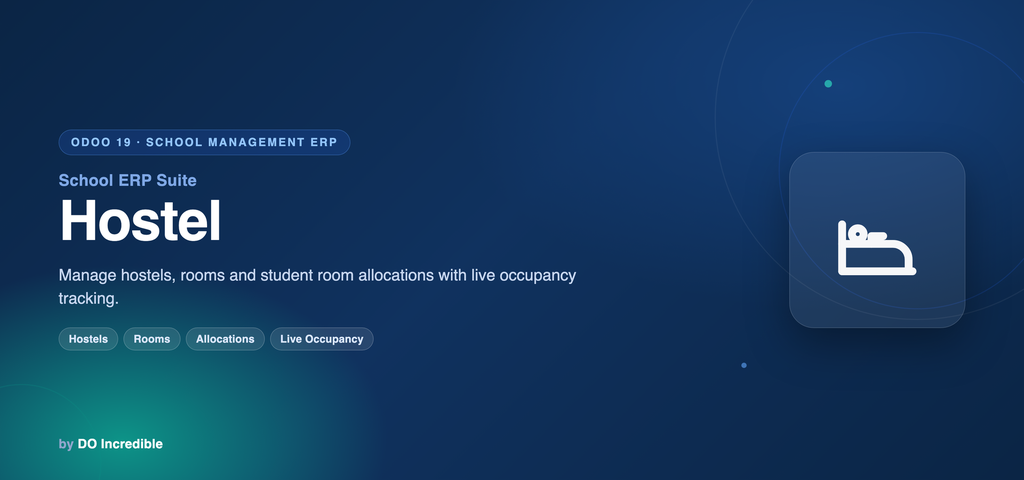 [do_school_hostel-19.0] School ERP — Hostel
