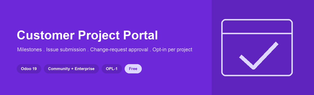 [do_project_portal-19.0] Advanced Project Management — Customer Portal