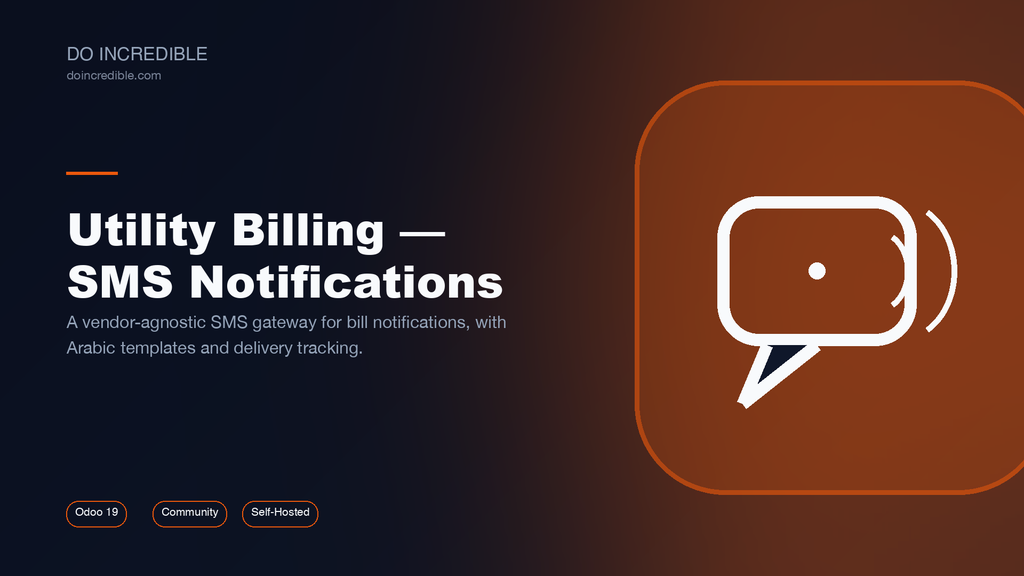 [do_utility_notify-19.0] Utility Billing - SMS Notifications