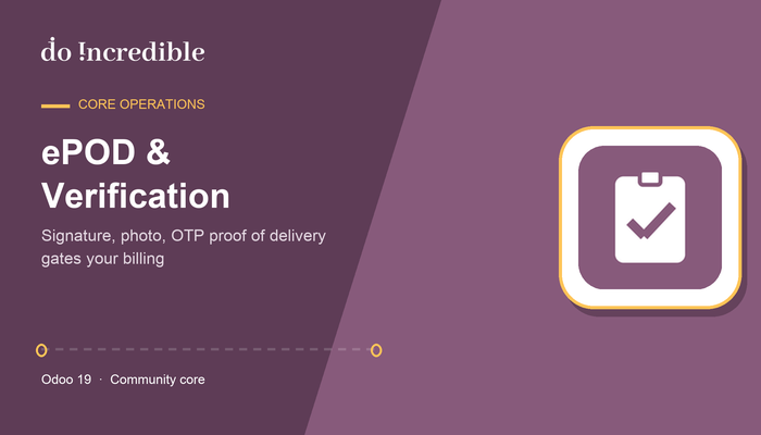 Transport Management ePOD & Proof of Delivery