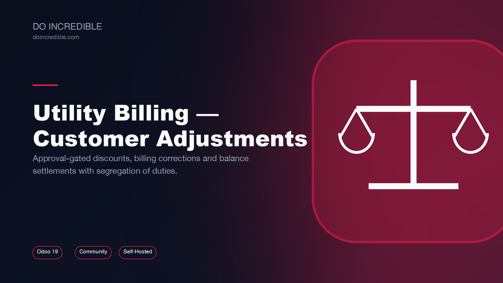 [do_utility_adjustment-19.0] Utility Billing - Customer Adjustments