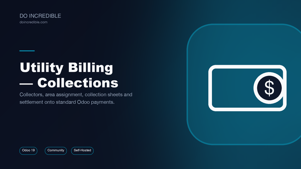 [do_utility_collections-19.0] Utility Billing - Collections