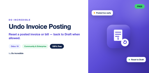 Undo Invoice Posting