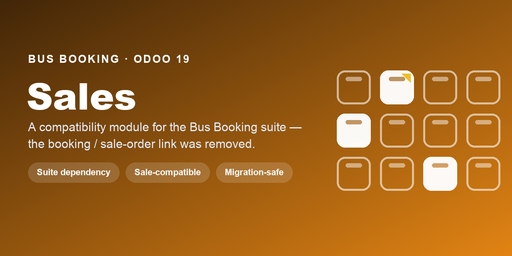 Bus Booking — Sales