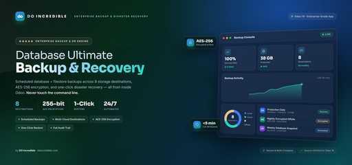 Odoo Backup & Recovery Pro