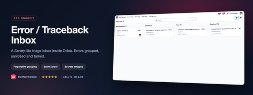 Ops Cockpit — Error Inbox