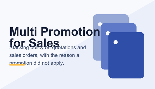 Multi Promotion for Sales