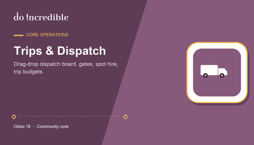 Transport Management Trips & Dispatch