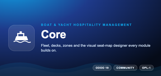 Boat & Yacht Hospitality Management - Core